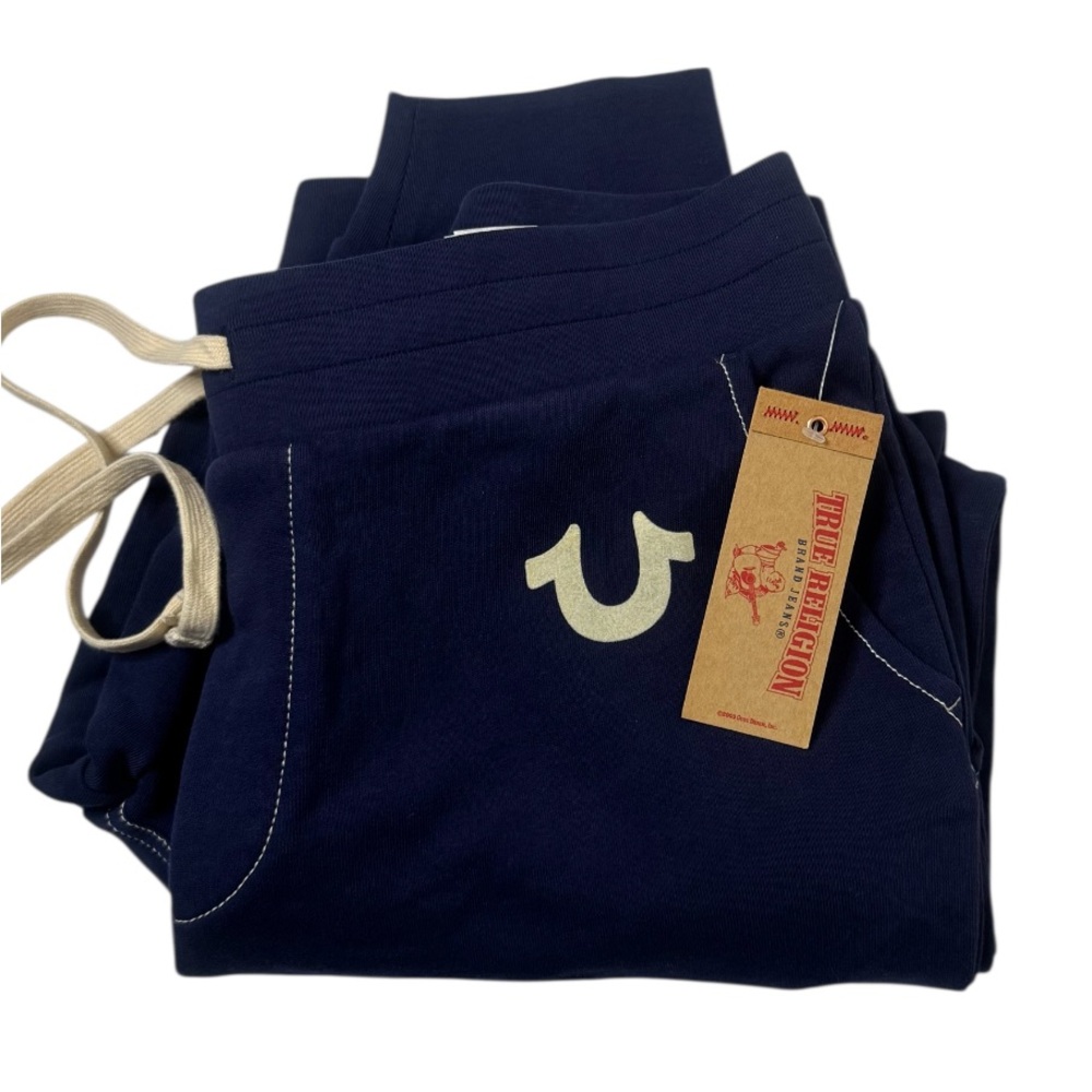 True Religion Navy Blue Sweatpants